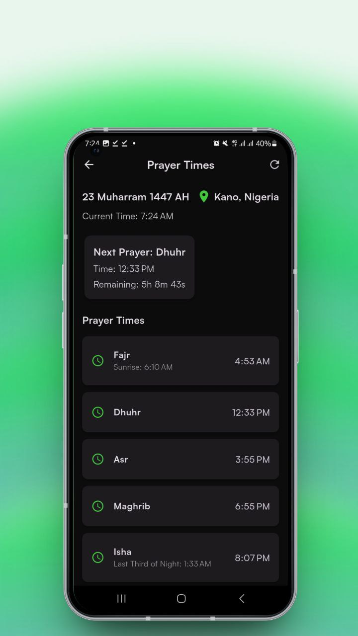 Lokutan Sallah Albani App